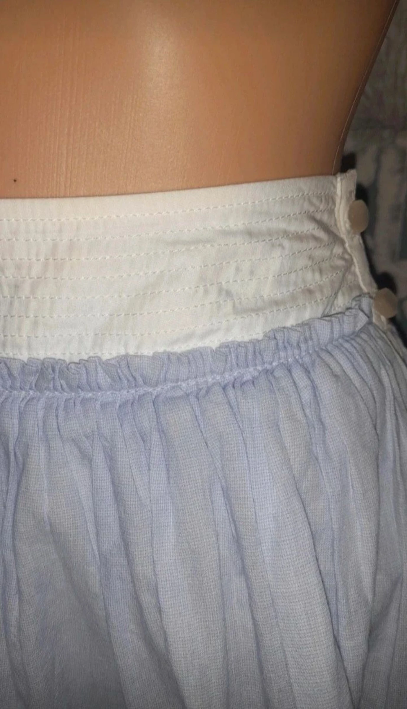 Falda Tara Jarmon azul talla 38 – photo 4